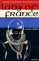 Schutzumschlag der amerikanischen Ausgabe von 'Lady of France' von Paul Lewis