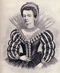 Picture of Charlotte de Montmorency from "The Last Loves of Henri of Navarre" by H. Noel Williams.