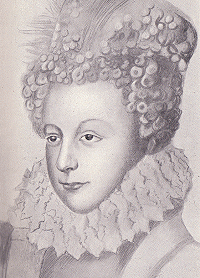 A picture of Marguerite Valois, first wife of King Henri IV of France
